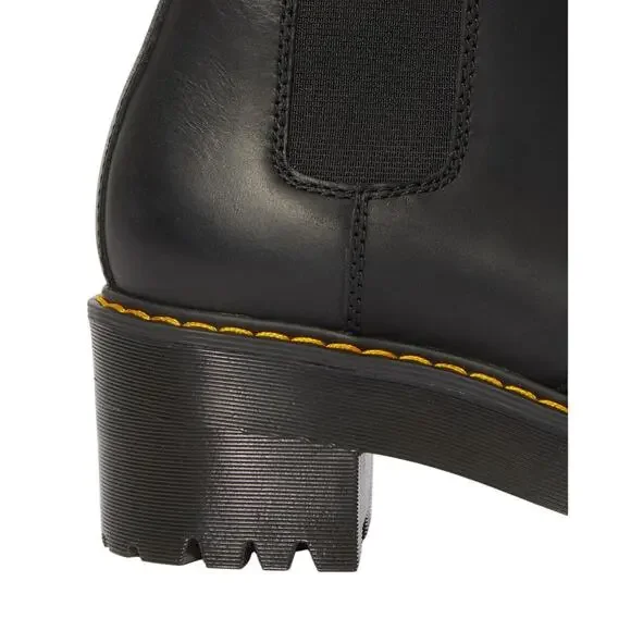 NEW! Dr. Martens Rometty Wyoming Leather Platform Chelsea Boots - Size 9 - Picture 4 of 9